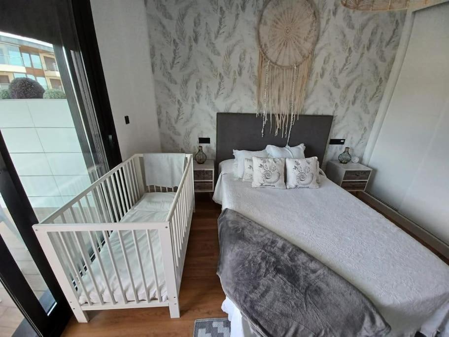 Precioso Apartamento Con Terraza Y Piscina En Portonovo-Sanxenxo Exterior photo