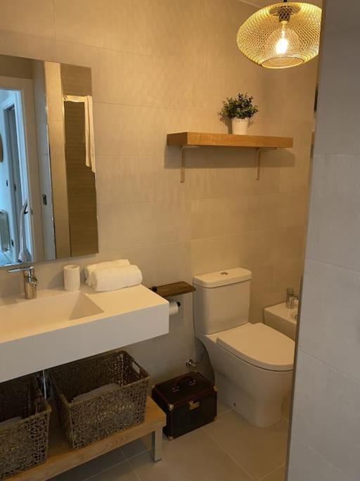 Precioso Apartamento Con Terraza Y Piscina En Portonovo-Sanxenxo Exterior photo